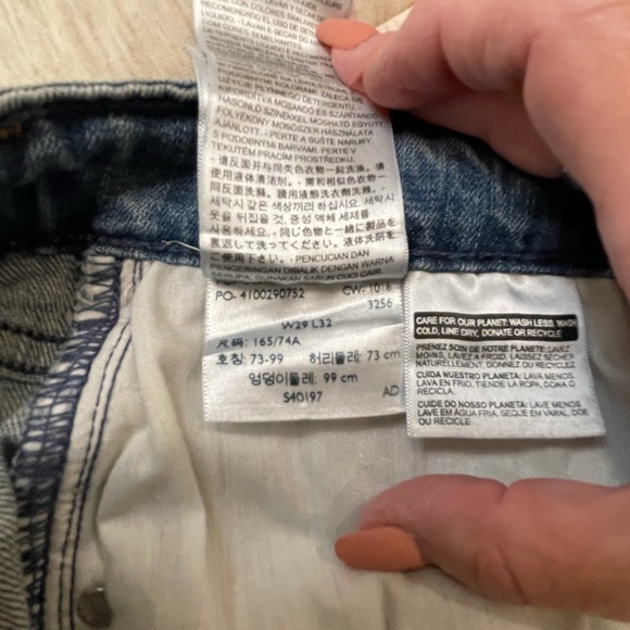 New W/tags Women’s Mid Rise Skinny Levi’s 29x32 - Picture 10 of 12